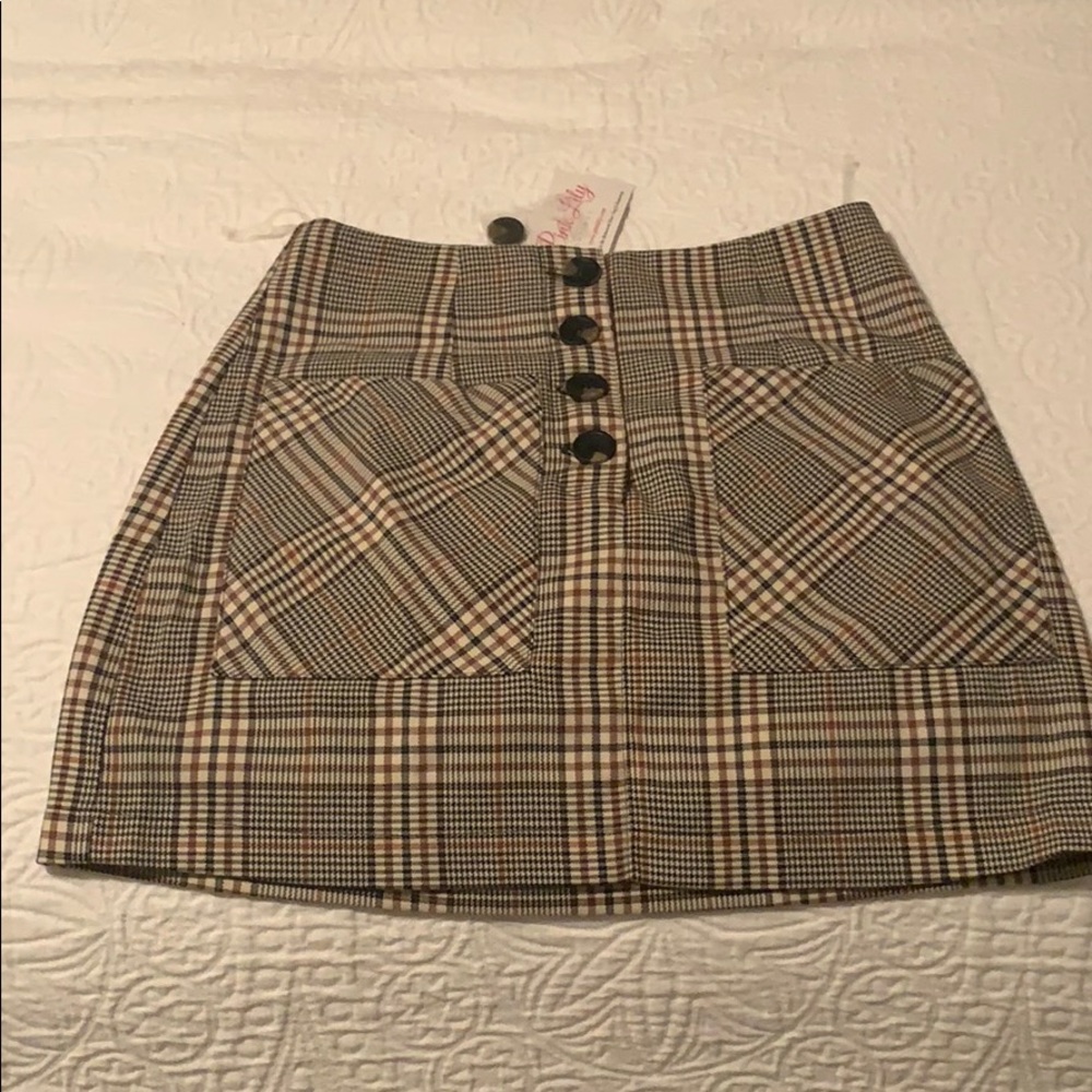 Plaid skirt